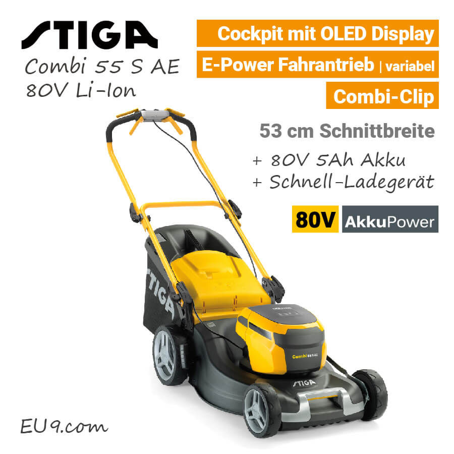 Stiga Combi S Ae Oled Radantrieb V Akku Rasenm Her Neu