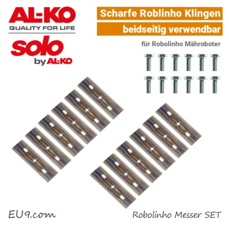 ALKO-SOLO Messer Klingen SET Robolinho Maehroboter GEN III EU9