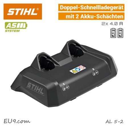 STIHL AL 5-2 Doppel-Schnell-Ladegerät AS 2x 4.0 A EU9