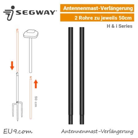 Segway Navimow Antennen Mast Verlängerung Rohre EU9