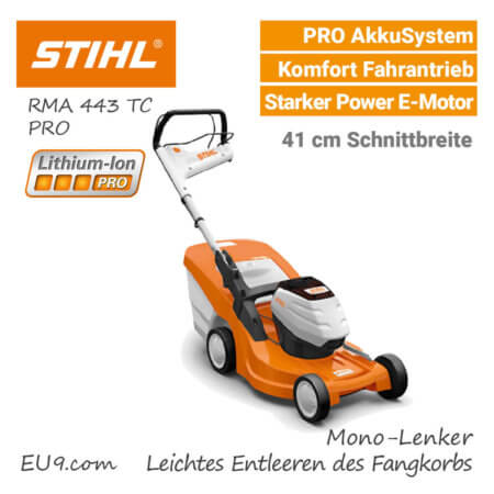 Stihl RMA 443 TC Akku Rasenmäher PRO AkkuSystem EU9